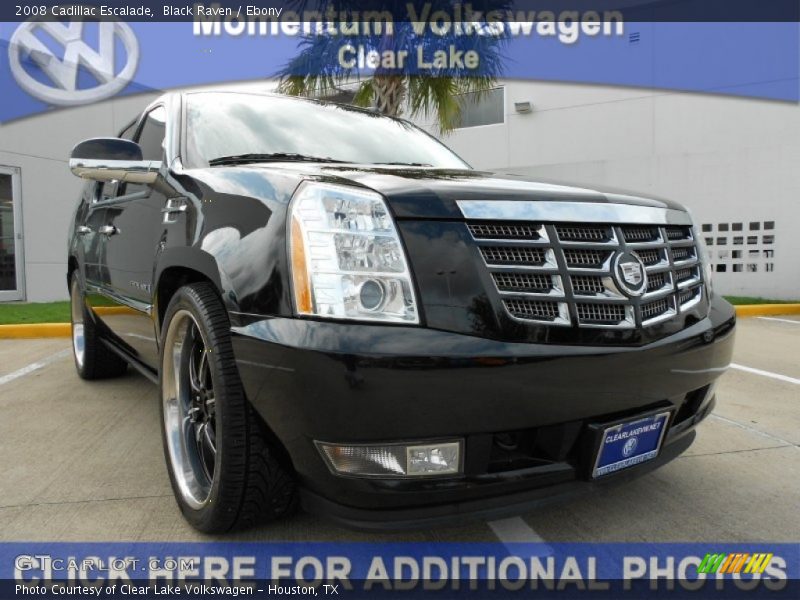 Black Raven / Ebony 2008 Cadillac Escalade