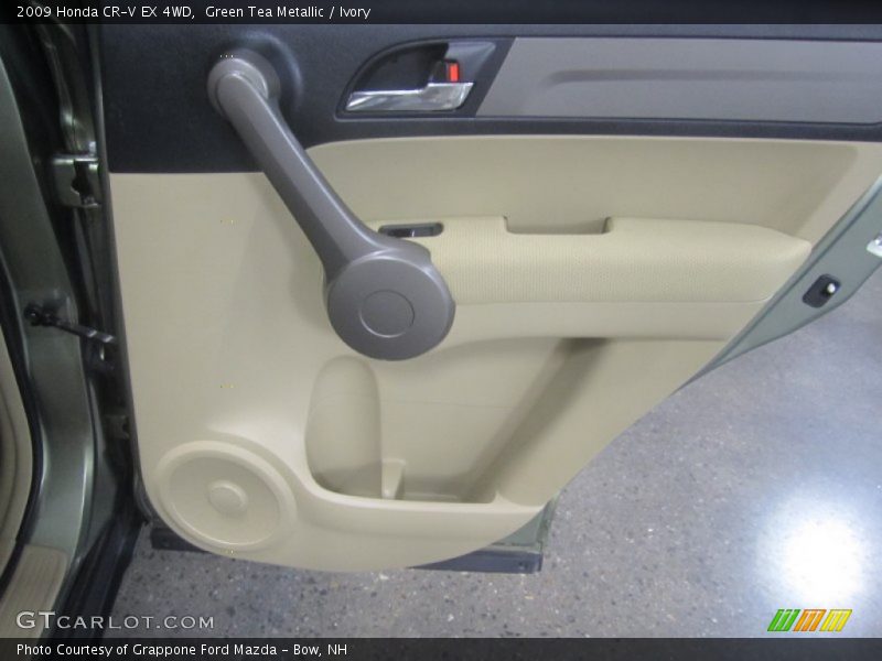 Green Tea Metallic / Ivory 2009 Honda CR-V EX 4WD