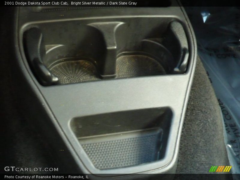 Bright Silver Metallic / Dark Slate Gray 2001 Dodge Dakota Sport Club Cab