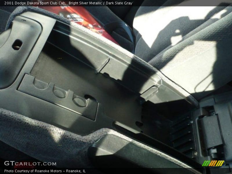 Bright Silver Metallic / Dark Slate Gray 2001 Dodge Dakota Sport Club Cab
