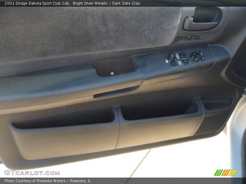 Bright Silver Metallic / Dark Slate Gray 2001 Dodge Dakota Sport Club Cab
