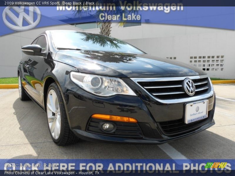 Deep Black / Black 2009 Volkswagen CC VR6 Sport