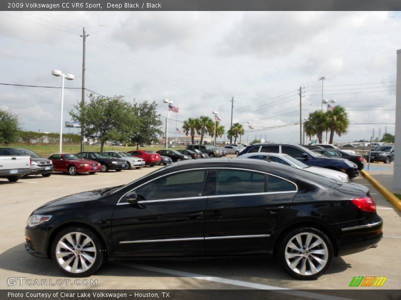 Deep Black / Black 2009 Volkswagen CC VR6 Sport