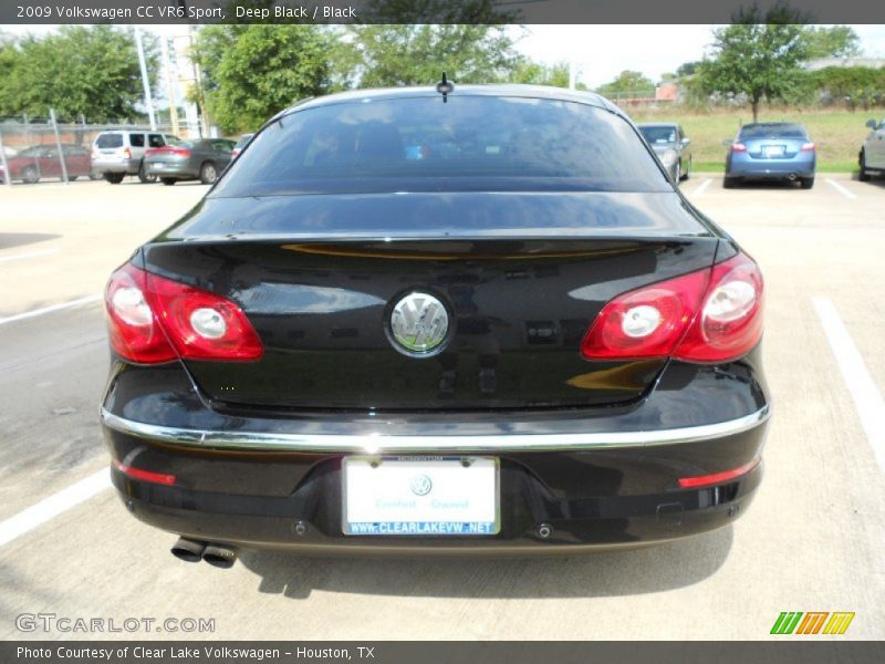 Deep Black / Black 2009 Volkswagen CC VR6 Sport