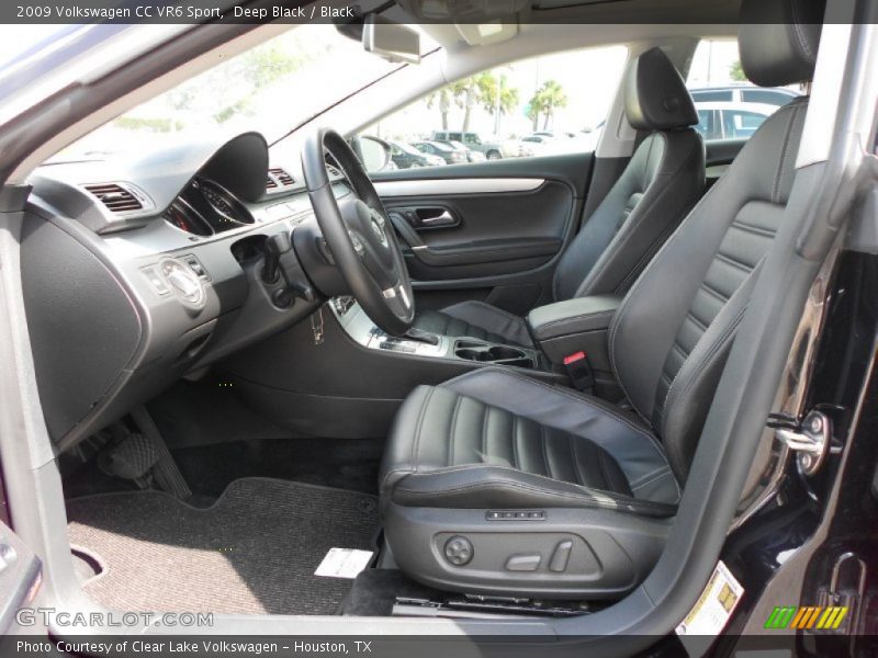  2009 CC VR6 Sport Black Interior