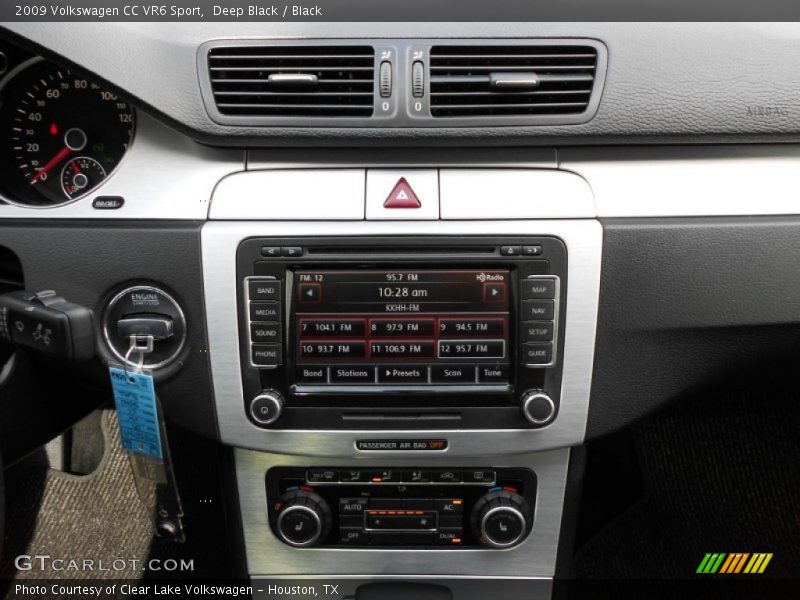 Controls of 2009 CC VR6 Sport