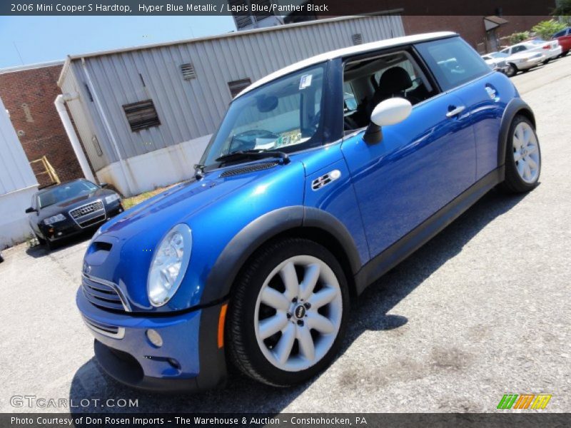 Hyper Blue Metallic / Lapis Blue/Panther Black 2006 Mini Cooper S Hardtop