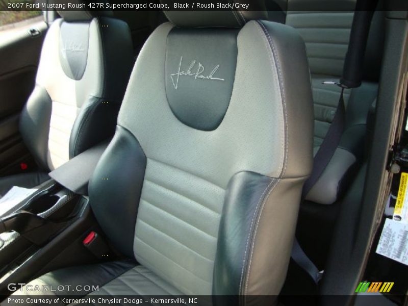 2007 Mustang Roush 427R Supercharged Coupe Roush Black/Grey Interior