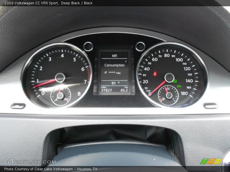  2009 CC VR6 Sport VR6 Sport Gauges