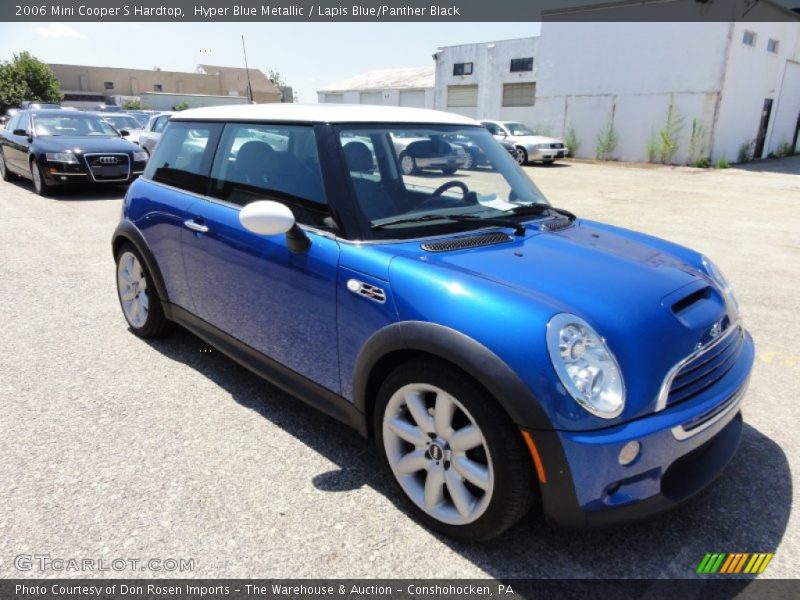 Hyper Blue Metallic / Lapis Blue/Panther Black 2006 Mini Cooper S Hardtop