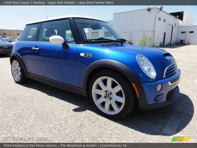 Hyper Blue Metallic / Lapis Blue/Panther Black 2006 Mini Cooper S Hardtop