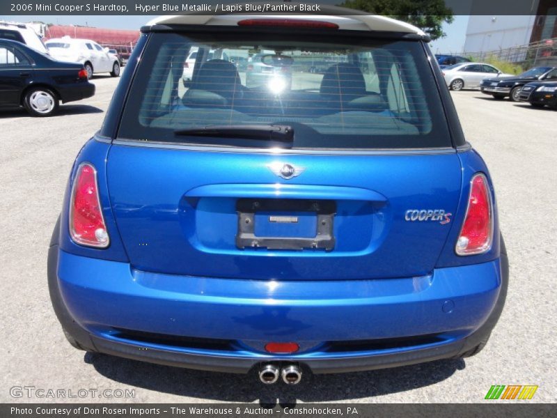 Hyper Blue Metallic / Lapis Blue/Panther Black 2006 Mini Cooper S Hardtop