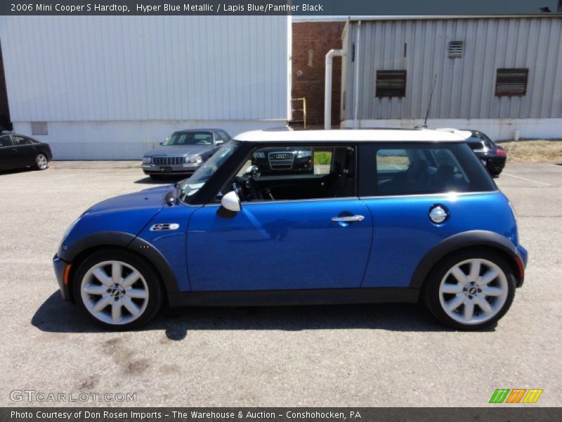 Hyper Blue Metallic / Lapis Blue/Panther Black 2006 Mini Cooper S Hardtop