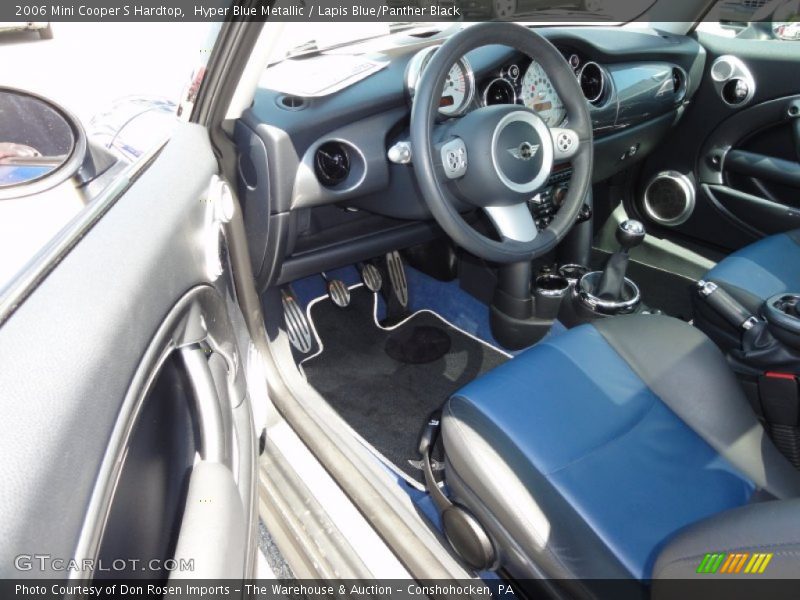 Hyper Blue Metallic / Lapis Blue/Panther Black 2006 Mini Cooper S Hardtop