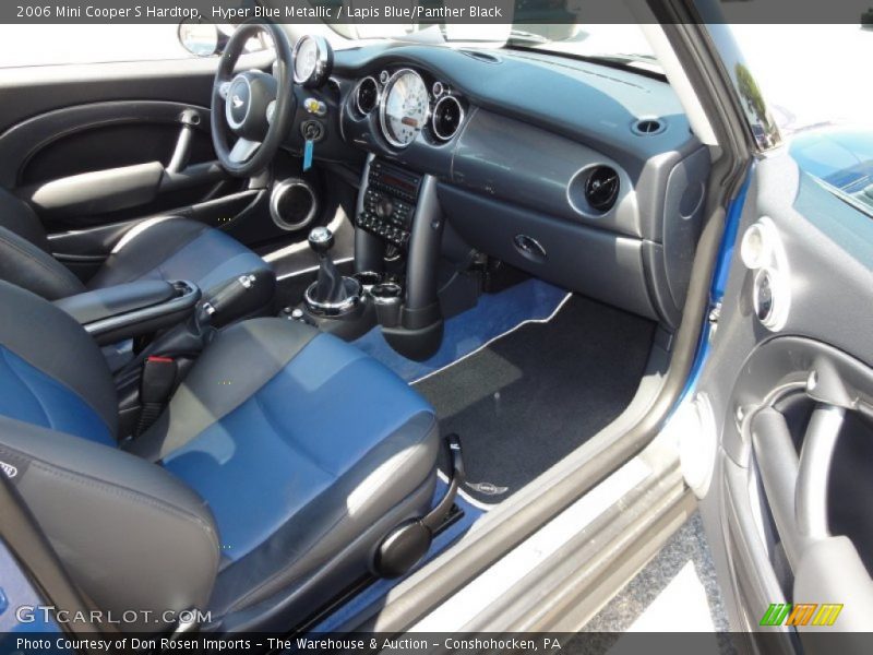 Hyper Blue Metallic / Lapis Blue/Panther Black 2006 Mini Cooper S Hardtop