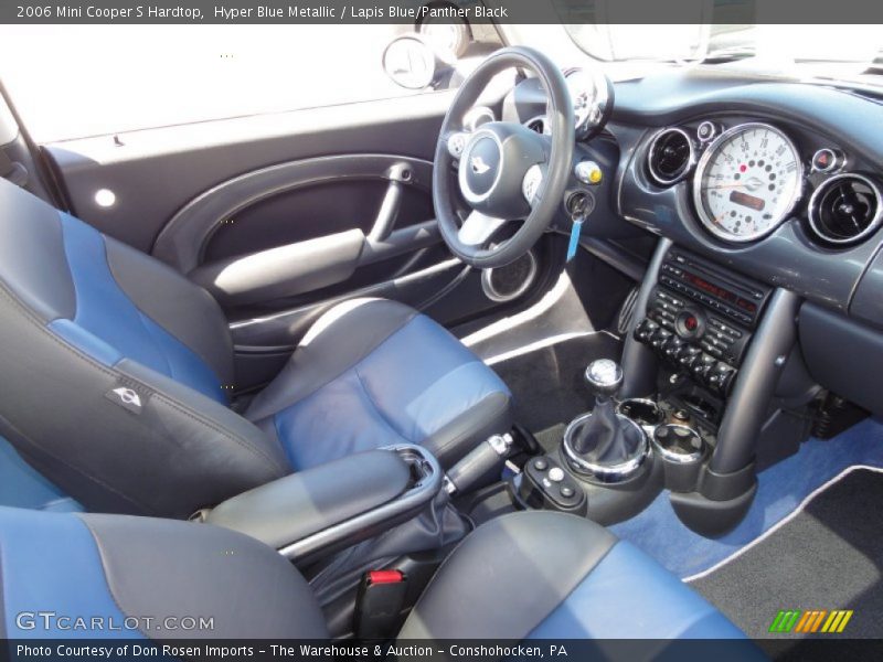 Hyper Blue Metallic / Lapis Blue/Panther Black 2006 Mini Cooper S Hardtop