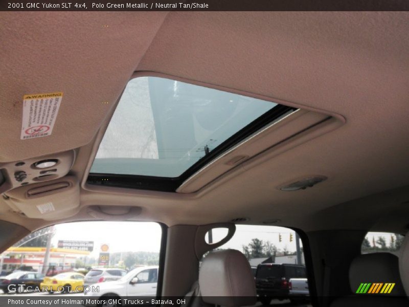 Polo Green Metallic / Neutral Tan/Shale 2001 GMC Yukon SLT 4x4