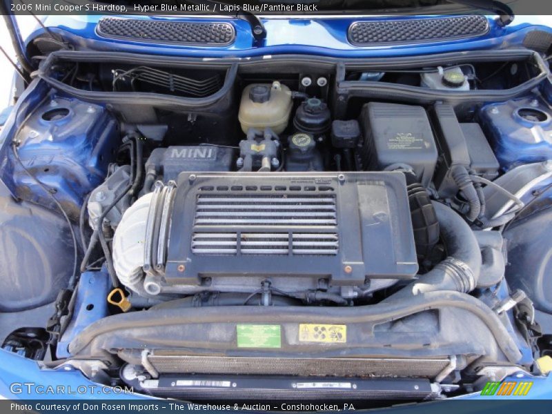 Hyper Blue Metallic / Lapis Blue/Panther Black 2006 Mini Cooper S Hardtop