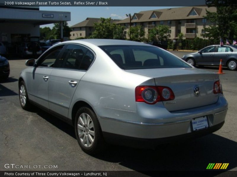 Reflex Silver / Black 2008 Volkswagen Passat Turbo Sedan