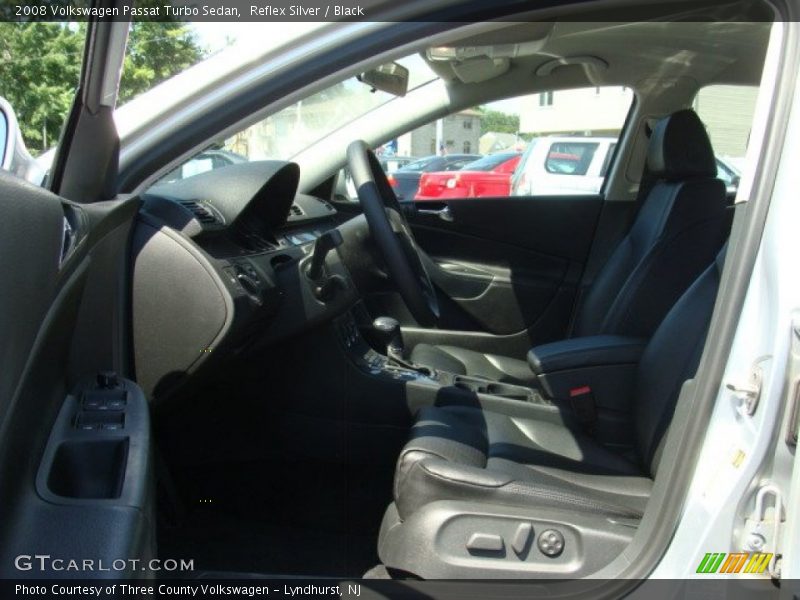 Reflex Silver / Black 2008 Volkswagen Passat Turbo Sedan