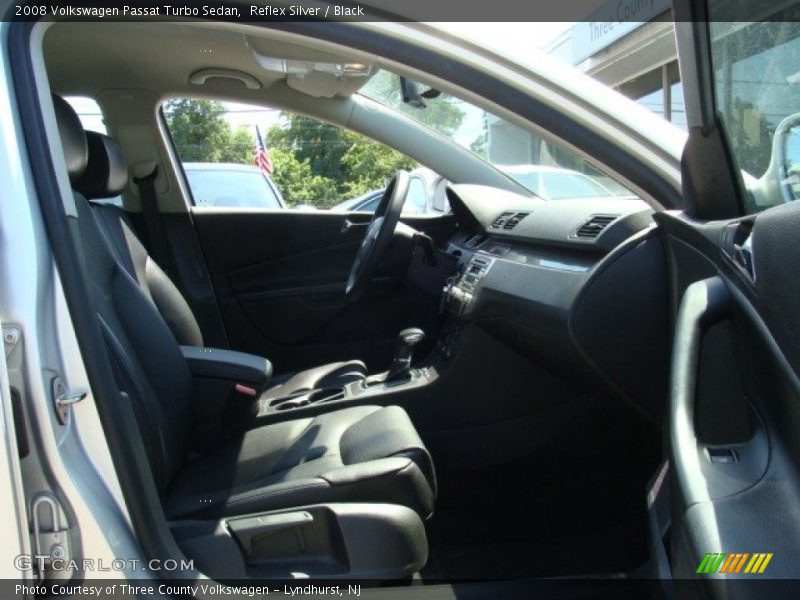 Reflex Silver / Black 2008 Volkswagen Passat Turbo Sedan
