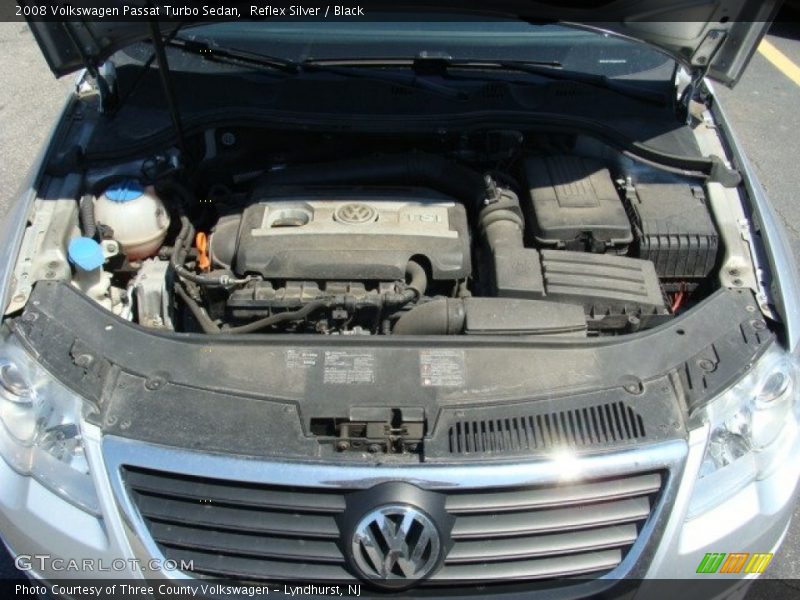 Reflex Silver / Black 2008 Volkswagen Passat Turbo Sedan