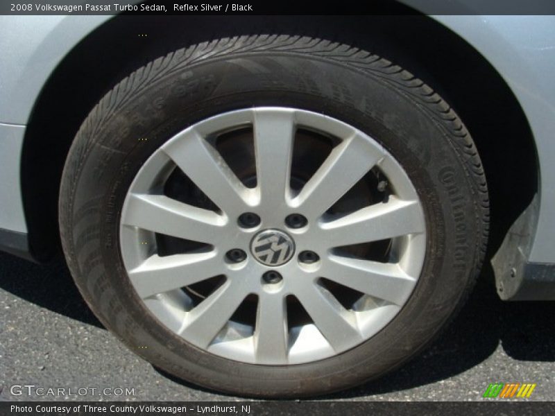 Reflex Silver / Black 2008 Volkswagen Passat Turbo Sedan