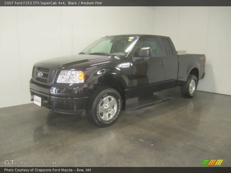 Black / Medium Flint 2007 Ford F150 STX SuperCab 4x4