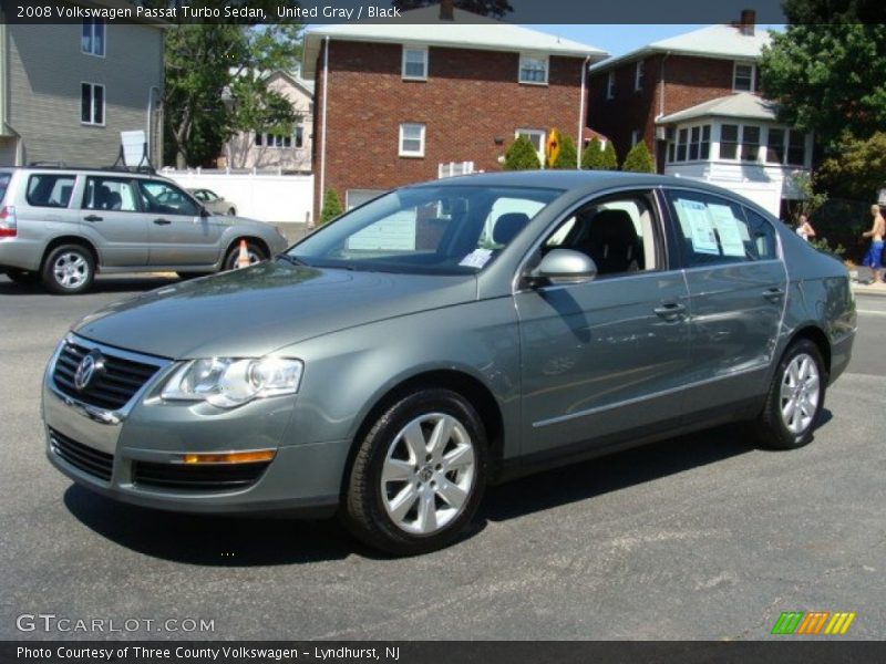 United Gray / Black 2008 Volkswagen Passat Turbo Sedan