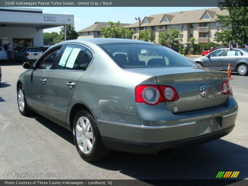 United Gray / Black 2008 Volkswagen Passat Turbo Sedan