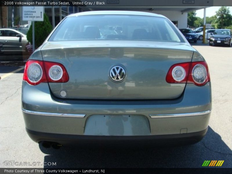 United Gray / Black 2008 Volkswagen Passat Turbo Sedan
