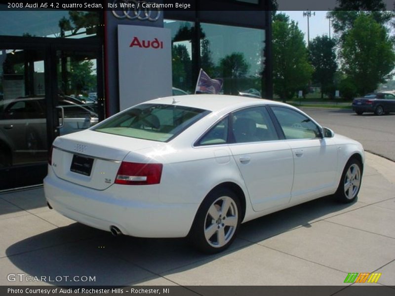 Ibis White / Cardamom Beige 2008 Audi A6 4.2 quattro Sedan