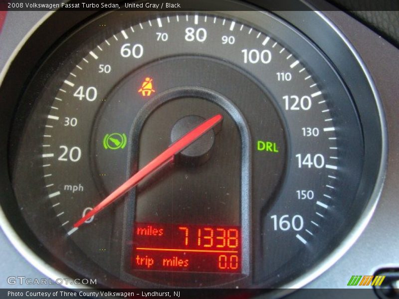 United Gray / Black 2008 Volkswagen Passat Turbo Sedan