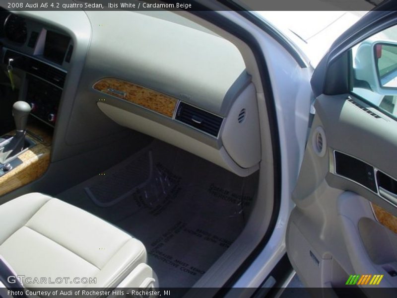 Ibis White / Cardamom Beige 2008 Audi A6 4.2 quattro Sedan