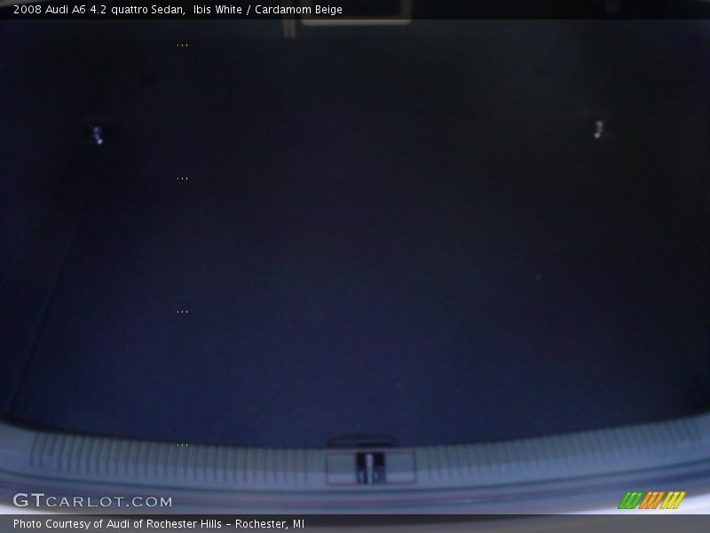 Ibis White / Cardamom Beige 2008 Audi A6 4.2 quattro Sedan