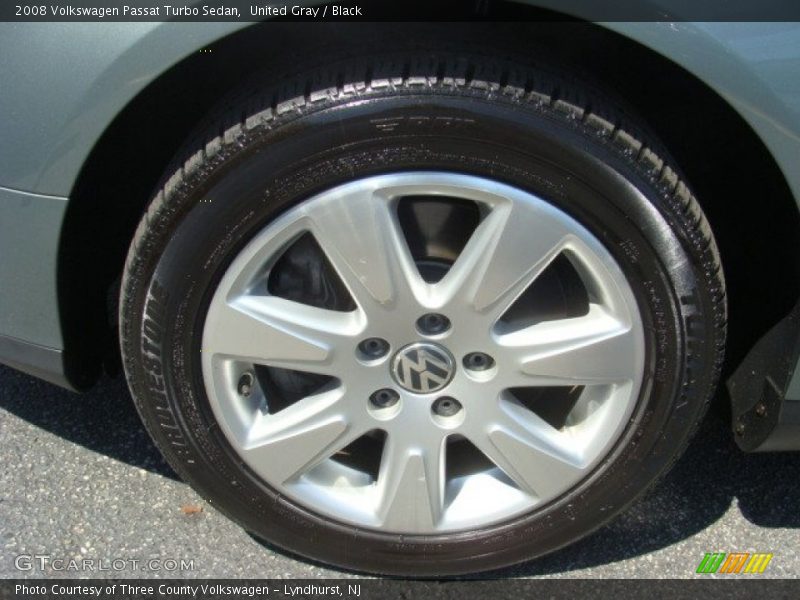 United Gray / Black 2008 Volkswagen Passat Turbo Sedan