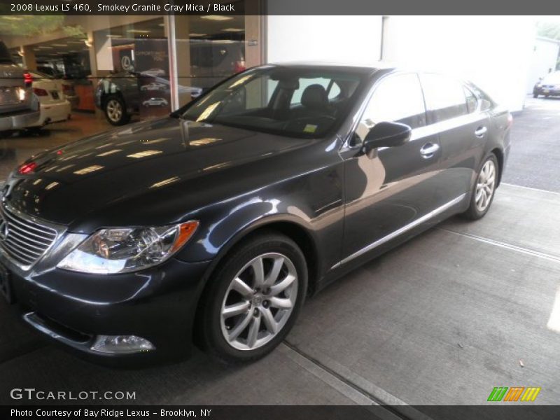 Smokey Granite Gray Mica / Black 2008 Lexus LS 460