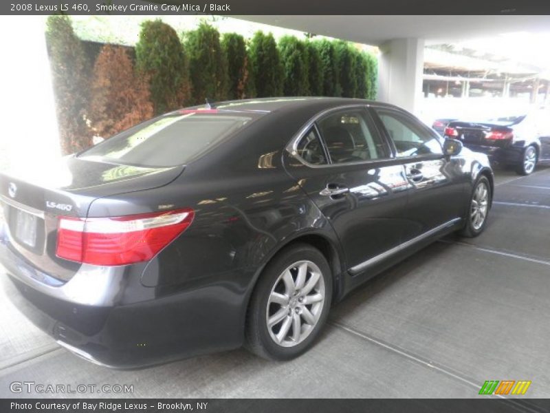 Smokey Granite Gray Mica / Black 2008 Lexus LS 460