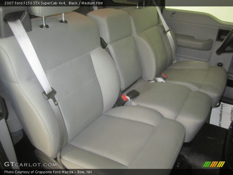 Black / Medium Flint 2007 Ford F150 STX SuperCab 4x4