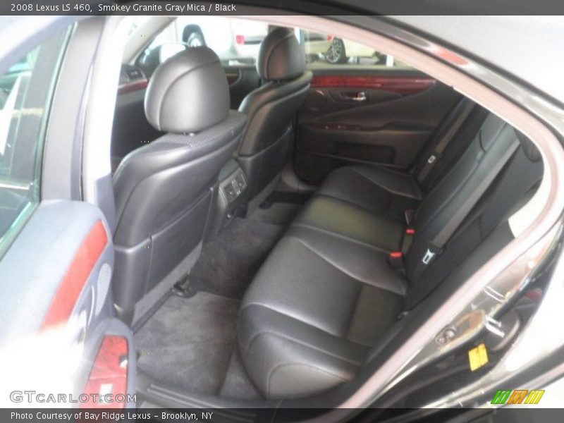 Smokey Granite Gray Mica / Black 2008 Lexus LS 460
