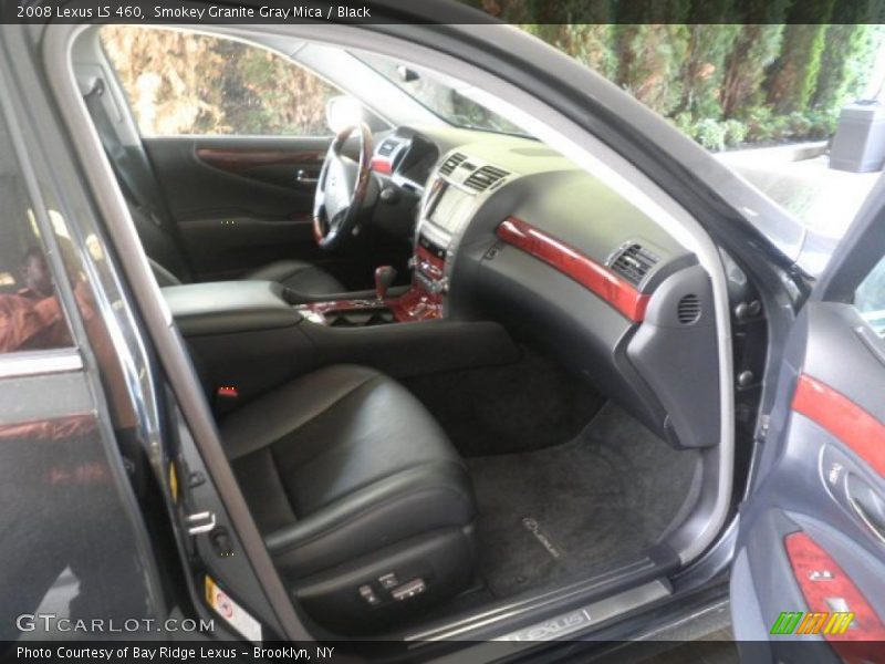 Smokey Granite Gray Mica / Black 2008 Lexus LS 460