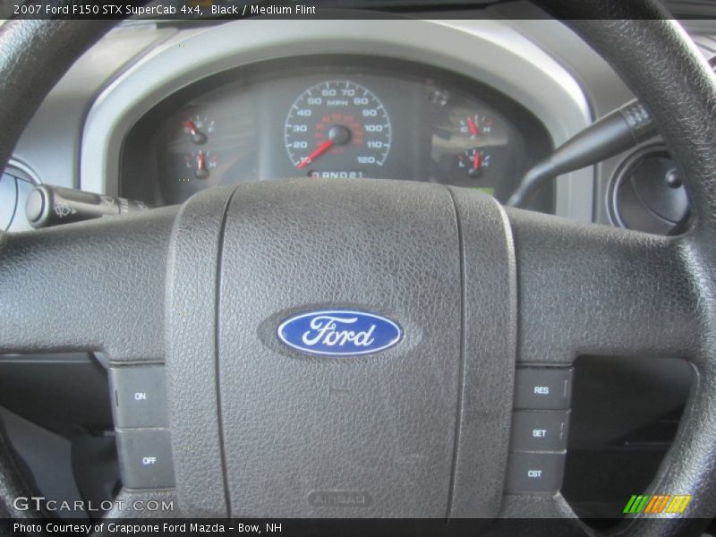 Black / Medium Flint 2007 Ford F150 STX SuperCab 4x4