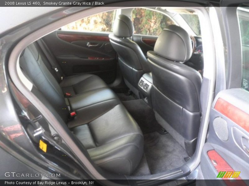 Smokey Granite Gray Mica / Black 2008 Lexus LS 460