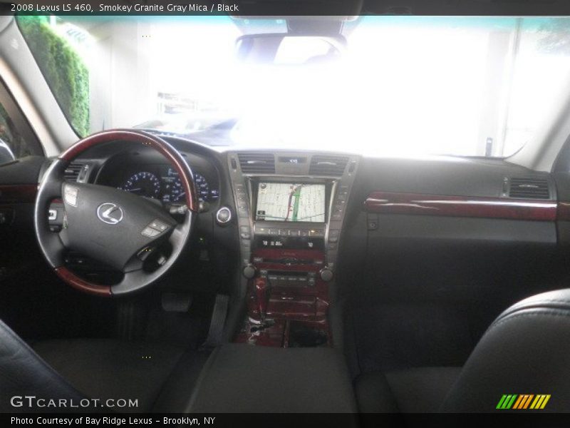 Smokey Granite Gray Mica / Black 2008 Lexus LS 460
