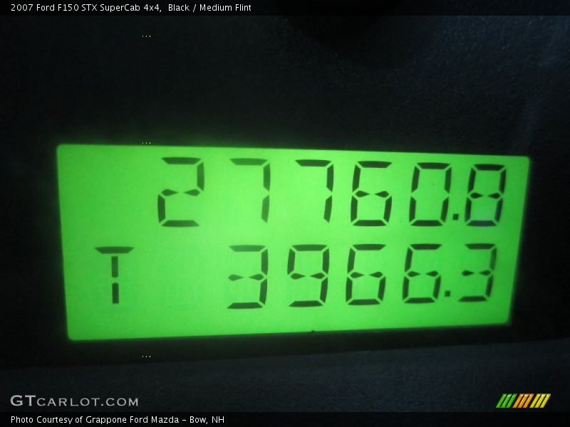 Black / Medium Flint 2007 Ford F150 STX SuperCab 4x4