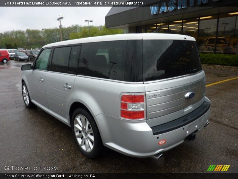 Ingot Silver Metallic / Medium Light Stone 2010 Ford Flex Limited EcoBoost AWD