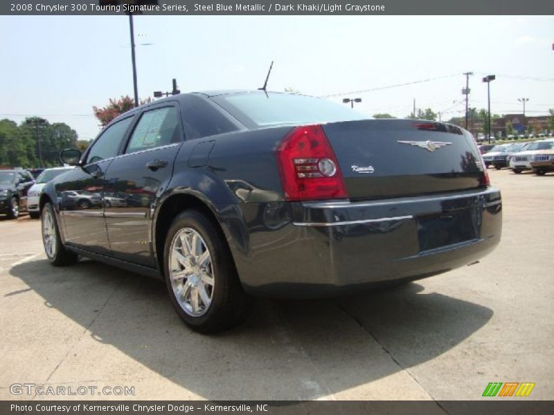 Steel Blue Metallic / Dark Khaki/Light Graystone 2008 Chrysler 300 Touring Signature Series