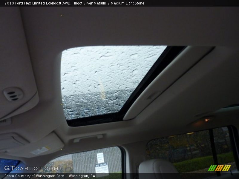 Ingot Silver Metallic / Medium Light Stone 2010 Ford Flex Limited EcoBoost AWD
