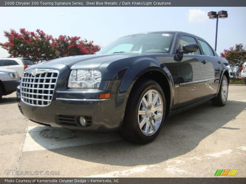 Steel Blue Metallic / Dark Khaki/Light Graystone 2008 Chrysler 300 Touring Signature Series