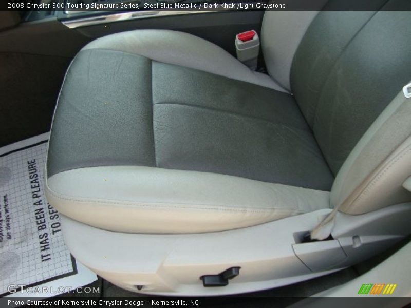 Steel Blue Metallic / Dark Khaki/Light Graystone 2008 Chrysler 300 Touring Signature Series